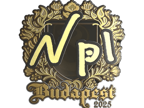 Sticker | npl (Gold) | Budapest 2025