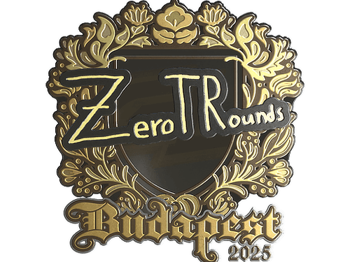 Sticker | ztr (Gold) | Budapest 2025
