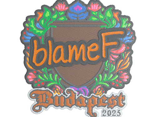 Sticker | blameF (Embroidered) | Budapest 2025
