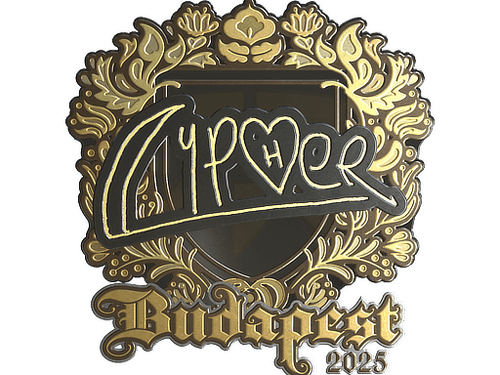 Sticker | Cypher (Gold) | Budapest 2025