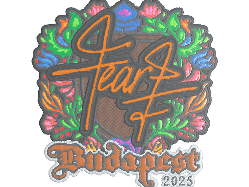 Sticker | fEAR (Embroidered) | Budapest 2025