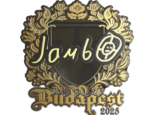 Sticker | jambo (Gold) | Budapest 2025