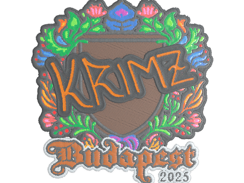 Sticker | KRIMZ (Embroidered) | Budapest 2025