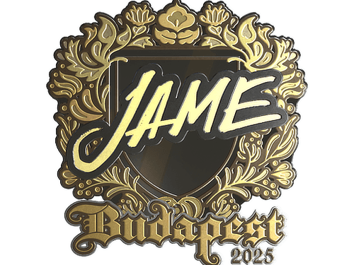Sticker | Jame (Gold) | Budapest 2025