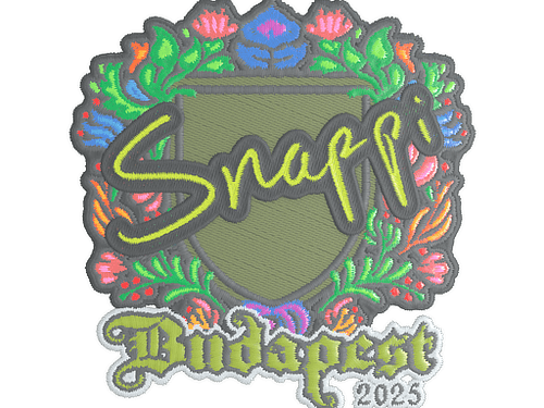 Sticker | Snappi (Embroidered) | Budapest 2025