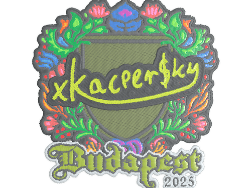 Sticker | xKacpersky (Embroidered) | Budapest 2025