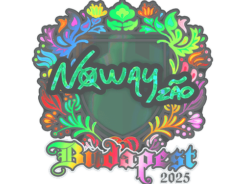 Sticker | noway (Holo) | Budapest 2025