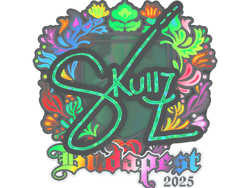 Sticker | skullz (Holo) | Budapest 2025