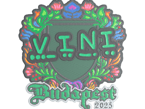 Sticker | VINI (Embroidered) | Budapest 2025