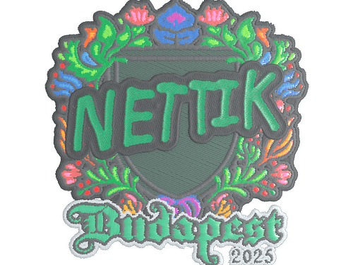 Sticker | nettik (Embroidered) | Budapest 2025