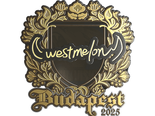 Sticker | westmelon (Gold) | Budapest 2025