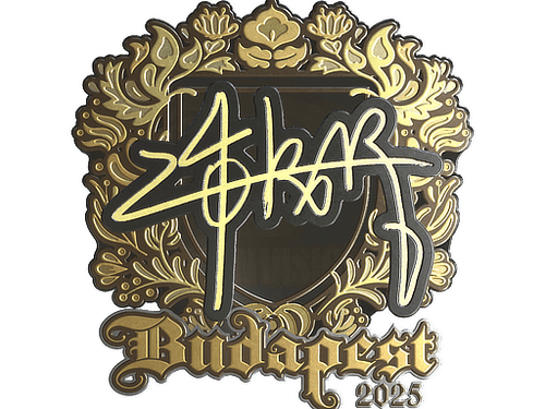 Sticker | z4KR (Gold) | Budapest 2025