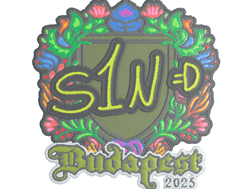 Sticker | s1n (Embroidered) | Budapest 2025