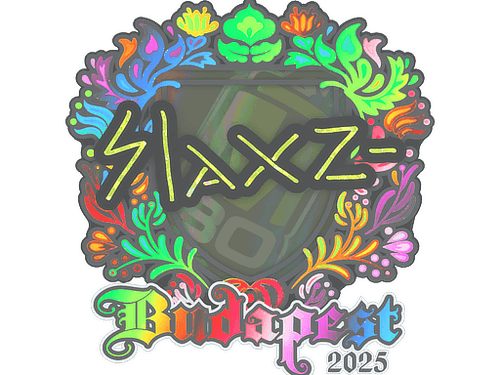 Sticker | slaxz- (Holo) | Budapest 2025