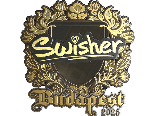 Sticker | Swisher (Gold) | Budapest 2025