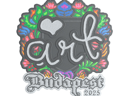 Sticker | arT (Embroidered) | Budapest 2025