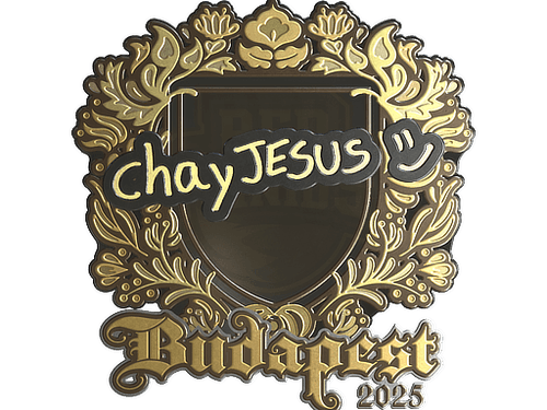 Sticker | chayJESUS (Gold) | Budapest 2025