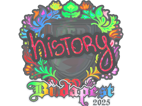 Sticker | History (Holo) | Budapest 2025