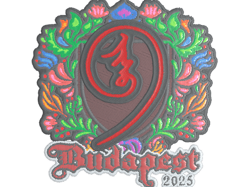 Sticker | nin9 (Embroidered) | Budapest 2025