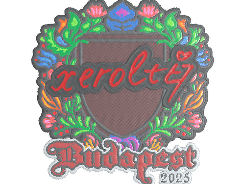 Sticker | xerolte (Embroidered) | Budapest 2025