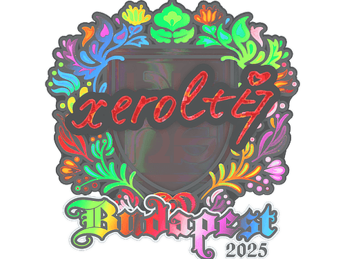Sticker | xerolte (Holo) | Budapest 2025
