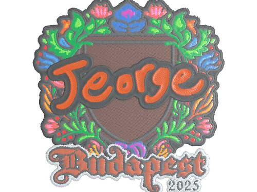 Sticker | jeorge (Embroidered) | Budapest 2025