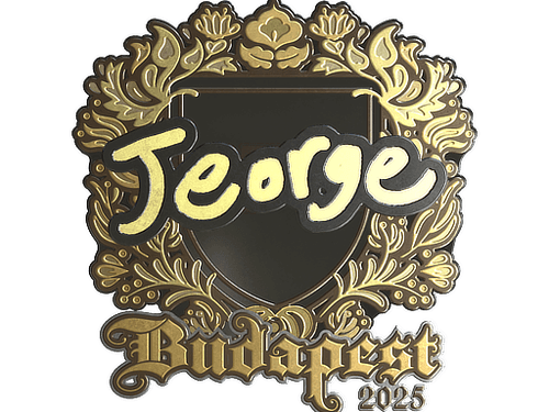 Sticker | jeorge (Gold) | Budapest 2025