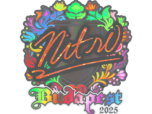 Sticker | nitr0 (Holo) | Budapest 2025