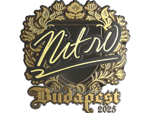Sticker | nitr0 (Gold) | Budapest 2025