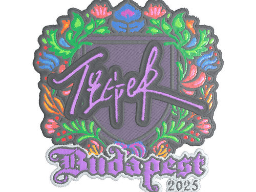 Sticker | Tiger (Embroidered) | Budapest 2025