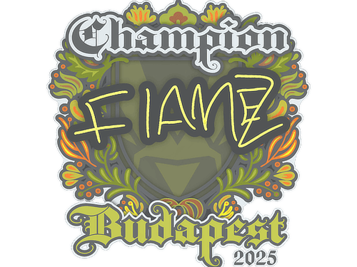 Sticker | FlameZ (Champion) | Budapest 2025