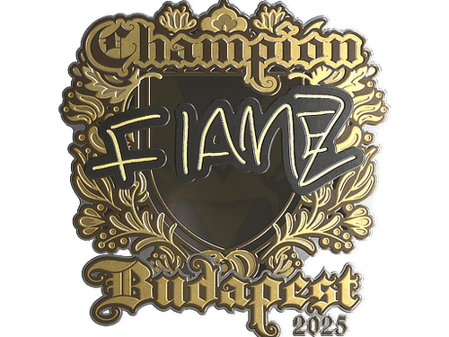 Sticker | FlameZ (Gold, Champion) | Budapest 2025