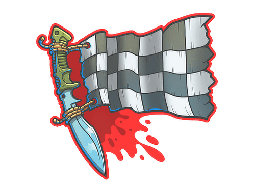 Sticker | Checkered Kukri