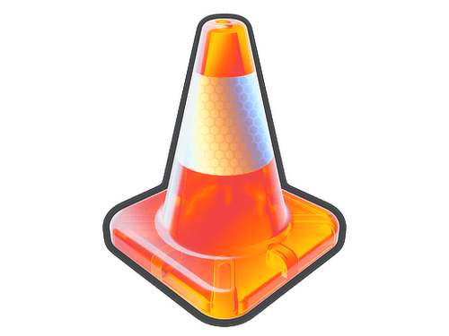 Sticker | Cone Zone (Holo)