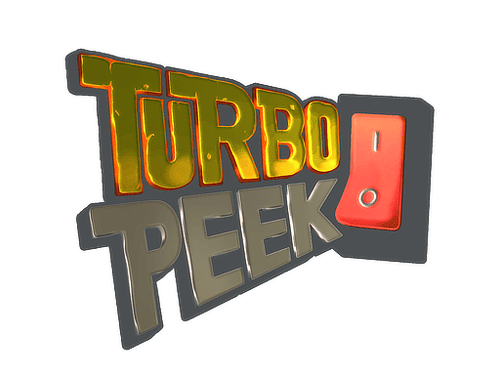 Sticker | Turbo Peek (Foil)