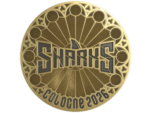 Sticker | Sharks Esports (Gold) | Cologne 2026