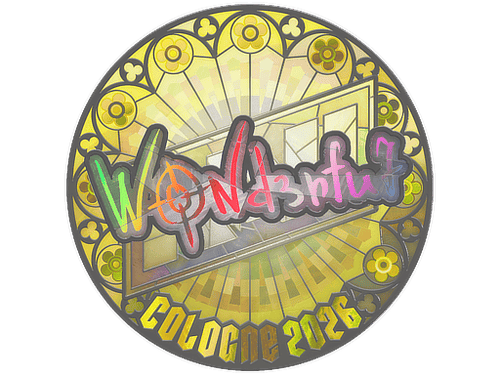 Sticker | w0nderful (Holo) | Cologne 2026