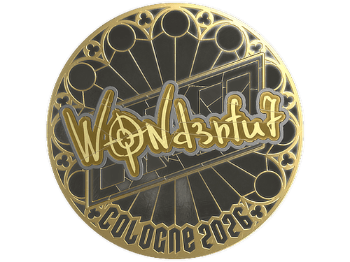 Sticker | w0nderful (Gold) | Cologne 2026