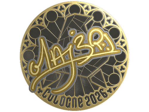 Sticker | MAJ3R (Gold) | Cologne 2026
