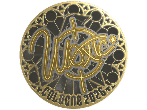 Sticker | woxic (Gold) | Cologne 2026