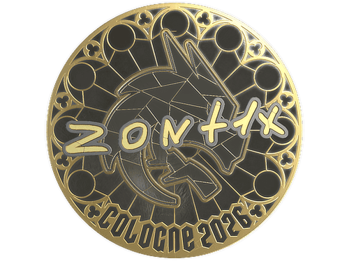Sticker | zont1x (Gold) | Cologne 2026