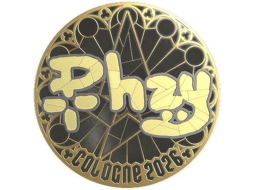 Sticker | phzy (Gold) | Cologne 2026