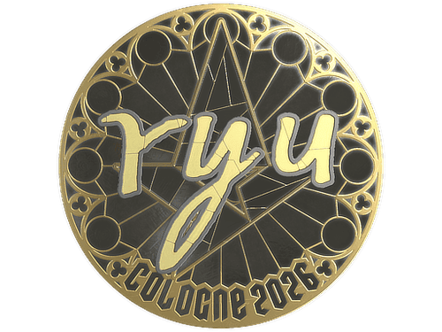 Sticker | ryu (Gold) | Cologne 2026