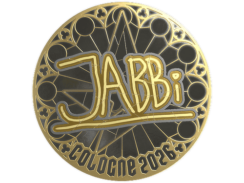 Sticker | jabbi (Gold) | Cologne 2026