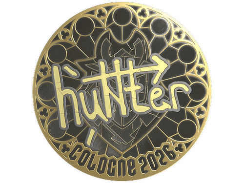 Sticker | huNter- (Gold) | Cologne 2026
