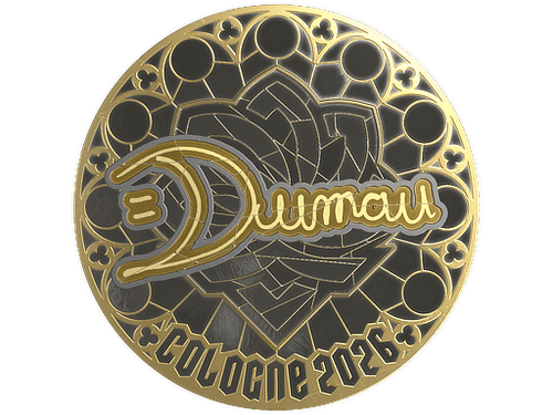Sticker | dumau (Gold) | Cologne 2026