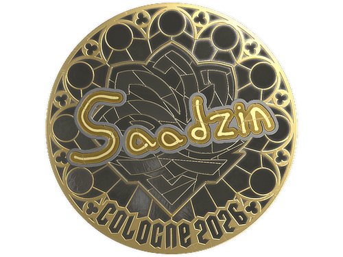 Sticker | saadzin (Gold) | Cologne 2026
