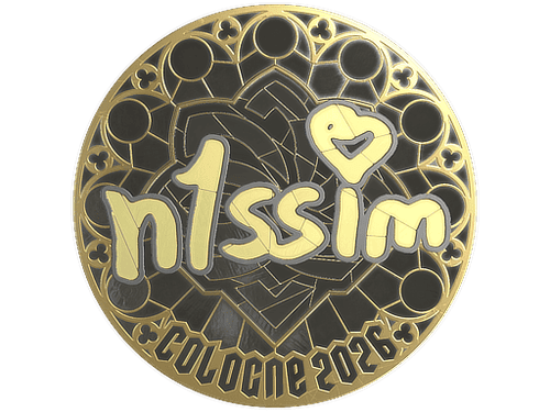 Sticker | n1ssim (Gold) | Cologne 2026