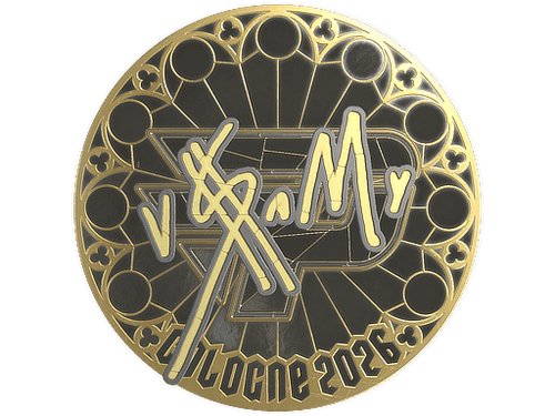 Sticker | v$m (Gold) | Cologne 2026