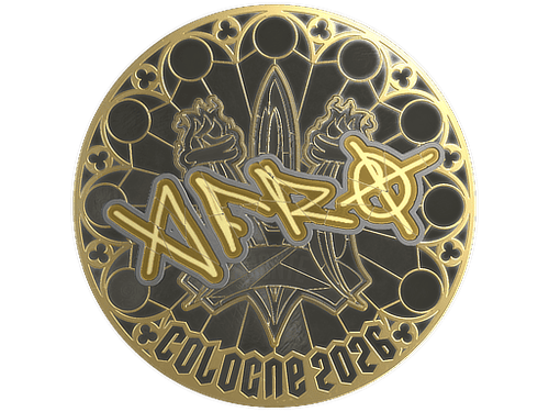 Sticker | afro (Gold) | Cologne 2026